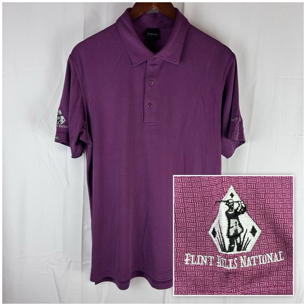 Dunning Golf Men's Purple Polo Shirt